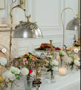 Réchaud de buffet de qualité supérieure en métal 5L pour cuisines de restaurant, salles d'événements et fêtes. - Product Image 4