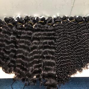 Vente en gros de paquets de cheveux vierges cambodgiens alignés sur des cuticules naturelles 100% ondulées droites bouclées 10 ''-50'' trame de cheveux humains unique - Product Image 5