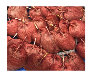 Ventilador de mano de madera de bambú hecho a mano ecológico, ventilador plegable decorativo, venta al por mayor, suministro de exportación de fábrica de Vietnam listo - Product Image 5