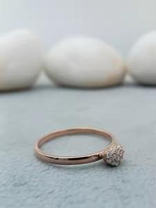 Bague de fiançailles et de mariage en argent massif 925 10K/14K/18K, dernier modèle, ensemble de moissanite blanche pour cadeau de mariage - Product Image 2