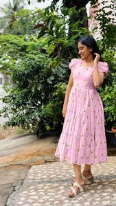 TRENDING PREMIUM READYMADE <b>MAXI</b> <b>DRESS</b> IN COTTON - Product Image 3