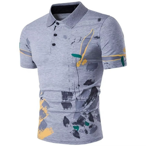 Logo personnalisé pour homme pour polo T-shirt 92% polyester 8% élasthanne Logo brodé Séchage rapide Respirant Polo pour homme - Product Image 5