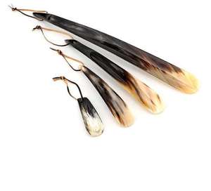 Rustic Handmade Natural Buffalo <b>Horn</b> Adjustable Oval <b>Shoe</b> <b>Horn</b> by MARCO ENTERPRISES Sleek and Stylish Long-lasting and Durable - Product Image 1