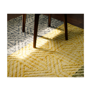 Premium Vintage Handmade Wool <b>Rug</b> Cozy Modern <b>Boho</b> Style Geometric Washable for Home Use Handwoven with Plush Pile Height - Product Image 1