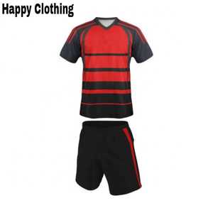 Uniforme de Rugby sublimado, camiseta y pantalones cortos, transpirables, de secado rápido - Product Image 4