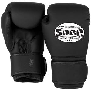 Gants de boxe en cuir noir vintage, meilleurs gants de kickboxing en cuir de vachette, gants de Muay Thai et gants de sac de boxe - Product Image 5