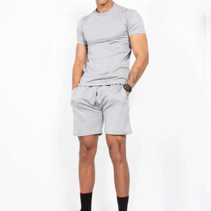 Service OEM de haute qualité 100% coton hommes chemises et shorts ensemble 2 pièces conception personnalisée hommes chemises et shorts ensemble pour adultes - Product Image 2