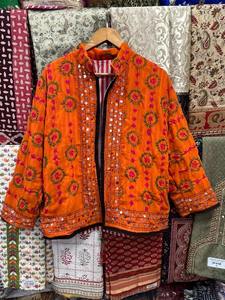 Indian Traditional Phulkari Embroidered Jacket - Indian Handmade Embroidery Jacket - Festival Kutch Banjara Jacket - - Product Image 5