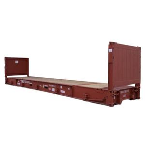 Rack plat en acier conteneur exportation ISO Flat Rack pour l'expédition mondiale - Product Image 1
