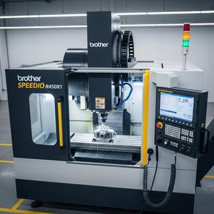 เครื่องจักรกลซีเอ็นซีแนวตั้ง Brother SPEEDIO R450X1 ระบบ BT30 ความเร็วสูง ระบบพาเลทคู่ ความแม่นยำสูง ดีไซน์กะทัดรัด - Product Image 2