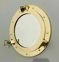 Marine Marine 17 ", Canal bateau, fenêtre, porte Antique, fenêtre en verre, porche, décoration de la maison