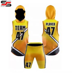 Compresión con capucha 7 en 7 Bandera personalizada Camisetas de fútbol Uniformes Equipo completamente sublimado 7 en 7 Uniformes Desgaste - Product Image 6