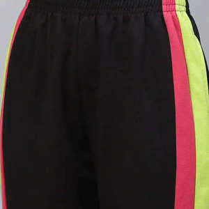 Ensemble survêtement personnalisé en nylon avec veste coupe-vent et pantalon de survêtement, veste zippée avec bande réfléchissante, survêtement léger patchwork - Product Image 4