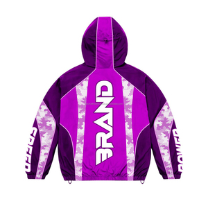Ensemble de survêtement deux pièces pour homme en polaire technique polyester avec logo personnalisé, comprenant un sweat à capuche zippé et un pantalon de jogging - Product Image 6