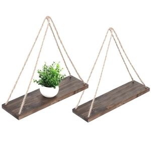 Triangle hanging solid wood floating wall <b>shelves</b> wholesale wall mounted storage <b>shelf</b> for home hotels living room kitchen decor - Product Image 6