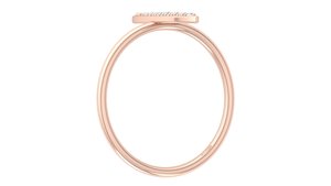 Wholesale 14K Solid Gold <b>Vintage</b> Fashion Band High Quality Factory Direct Jewellery Lab Grown Faceted Diamond Ring For Luxury - Product Image 4