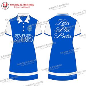 Personnalisé grec Zeta Phi Beta Sororité Vêtements Brodé Coton Long Cardigan Robe Maxi Pull - Product Image 6