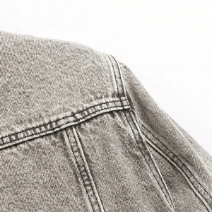 Stylish <b>Men</b> <b>Jean</b> <b>Jacket</b> Distressed Wash Fashion Outerwear Casual Streetwear Comfortable Daily Outfit winter <b>jacket</b> - Product Image 5
