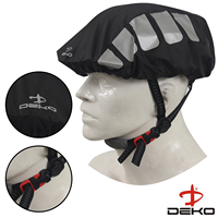 Housse de pluie imperméable en nylon pour casque de vélo matériau réfléchissant pour BMX et montagne route cyclisme vtt housse de pluie