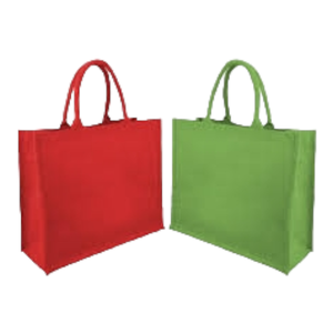 Sacs à provisions en Jute de haute qualité, Style personnalisé, motif de tissu, pièces de couleur, petite origine brute indienne - Product Image 2