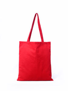 Bolso Tote mediano personalizable de lona con cierre de asa de algodón Logotipo o letra impresa para uso comercial - Product Image 2