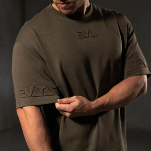 Increíble Camiseta con Letra Gráfica Personalizada, Camiseta de Manga Corta con Relieve 3D Personalizable, Tejido de Punto 100% Algodón para Hombre y Mujer - Product Image 1