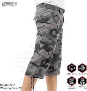 Factory Wholesale Custom Active Wear <b>Men's</b> Summer Athletic Breathable <b>Long</b> <b>Shorts</b> Quick Dry Polyester Drawstring Casual Style - Product Image 6