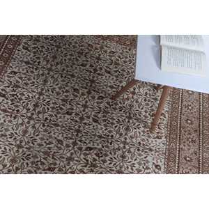 4.8x7.3 ft Turkish Rug <b>Brown</b> Southwestern Vintage <b>Wool</b> Patchwork Rug with Latex Backing Eco-Friendly Home Decor - Product Image 5