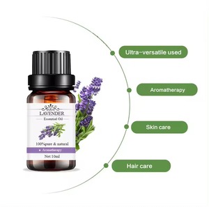 น้ำมันหอมระเหยกลิ่นลาเวนเดอร์100% น้ำมันนวดตัวออร์แกนิกกลั่นไอน้ำน้ำมันหอมระเหยเกรดพรีเมี่ยมดูแลผิวหน้า - Product Image 3