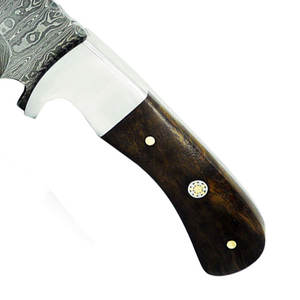 Cuchillos de caza de Damasco de alta calidad del mejor proveedor, nuevo diseño para uso en exteriores, OEM, cantidad a granel de madera personalizable a la venta - Product Image 3