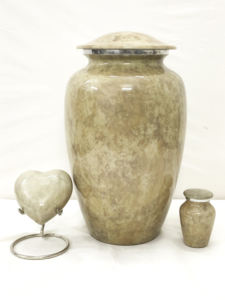 Urnes de crémation en aluminium pour cendres humaines avec sac de velours gratuit - Product Image 5