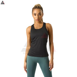 Tops de sport en coton à imprimé personnalisé, débardeur sans bretelles pour femmes, taille complète, séchage rapide, respirant, prix bas en vente - Product Image 4