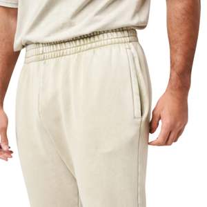 Mens Washed Vintage Green <b>Oversized</b> Sweat pant Relaxed Fit Soft Cotton Fleece Washed Look Durable Street Style Jogger - Product Image 5