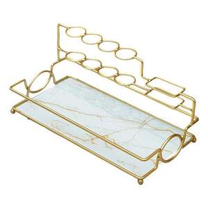 Accessoires de salle de bain Look peu coûteux Porte-brosse à dents en marbre et acier inoxydable Meilleure vente aux prix de gros - Product Image 2