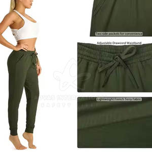 Pantalon d'hiver professionnel de haute qualité pour femmes 100% coton séchage rapide respirant fermeture à cordon de serrage - Product Image 6