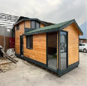 บ้านเล็กๆเคลื่อนที่ได้ทำจากไม้สำเร็จรูปรถพ่วงวิลล่าห้องนอนห้องครัวโรงแรมออฟฟิศคลังสินค้าสมัยใหม่ยุโรป - Product Image 3