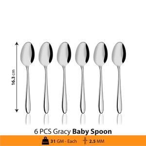 Juego de cubiertos modernos de plata, 36 piezas con revestimiento de acero inoxidable, juego de cubiertos aptos para lavavajillas para uso doméstico y en restaurantes - Product Image 6