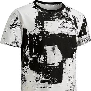 Camiseta de Hombre Personalizada de Alta Calidad OEM en Poliéster/Algodón, Diseño en Blanco para Bordar, Impresión de Logotipo Personalizado, Serigrafía Regular - Product Image 2