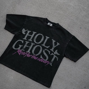 Vente en gros 100% coton T-shirt tricoté imprimé personnalisé pour hommes respirant qualité supérieure lettrage coupe ample 180 grammes décontracté - Product Image 3