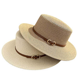 Chapeau de soleil à large bord de haute qualité, chapeau de paille d'été pour femmes, voyage à la plage, mode - Product Image 1