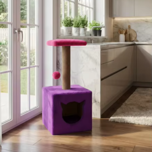 Grattoir pour chats Amistar Plum Candy de haute qualité, adapté à tous les types et tailles de chats. - Product Image 2