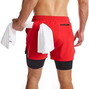 2025 Blank Cotton Gym <b>Shorts</b> Customized Drawstring <b>Sweat</b> <b>Shorts</b> - High Street Style Heavyweight Fitness <b>Shorts</b> - Product Image 5