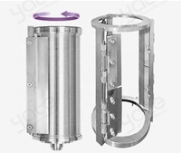 Boîtier de filtre auto-nettoyant résistant à la corrosion avec grattoir externe pour équipement de traitement du bitume, de l'huile pour engrenages et des huiles de base chimiques