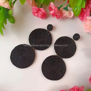 Pendientes de Mascarada Originales, Accesorios Atrevidos para Fiestas, Chapado en Oro, Pendientes Festivos para Bodas, Regalos de HANNANHANDICRAFT - Product Image 2