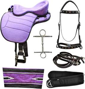 Selle synthétique sans arbre Freemax pour chevaux: Design innovant pour le confort Ensemble de selle Produits anglais de course de chevaux d'Inde - Product Image 4