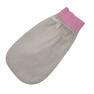 <b>Raw</b> Cocoon Silk Exfoliating Glove Gentle and Magic Touch Turkish Mulberry Silk Kese Mitt Bath Glove - Product Image 5