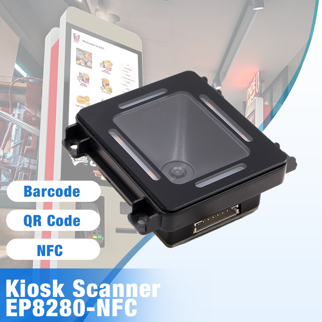 EP8280-NFC Access Control Kiosk Vending Machine 1D 2D Barcode Scanner QR NFC & RFID Reader Engine Module High Performance