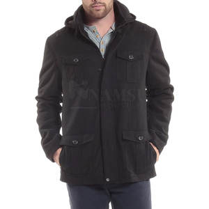 Conception professionnelle vêtements décontractés hommes laine vestes 2023 nouveau Style bonne vente hommes laine vestes pour adultes - Product Image 1