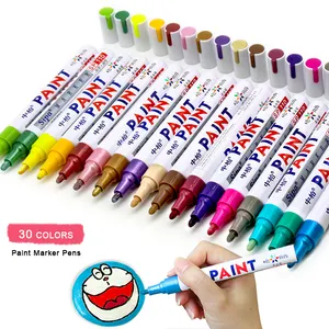 Sipa SP110 paint permanent indelible ink color art marker pen set Empty acrylic metal waterproof marker pen