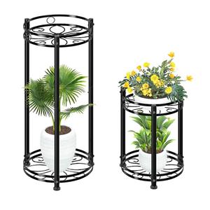 Support de plante rond en acrylique, design artistique, moderne, transparent, pour la décoration intérieure de la maison et du bureau - Product Image 1